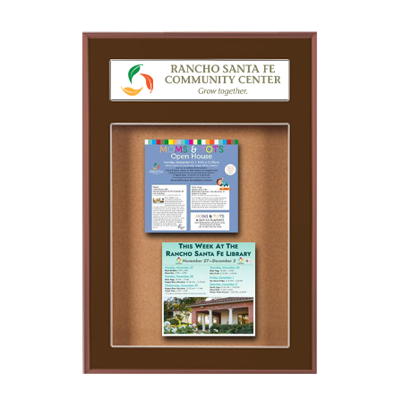 Designer 18 x 24 Metal Bulletin Board SwingFrames with Header & Lights Supply