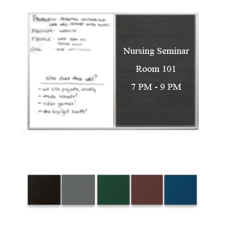 Combo Board 48×36 Metal Framed Marker Board Letter Board (Open Face with Silver Trim) Online