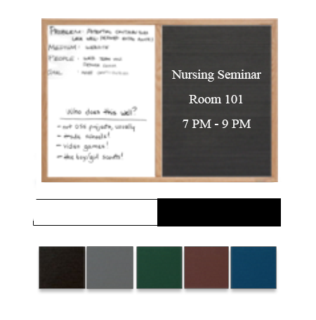 Combo Board 36×96 (Wooden Framed) Marker Board & Letter Board on Sale