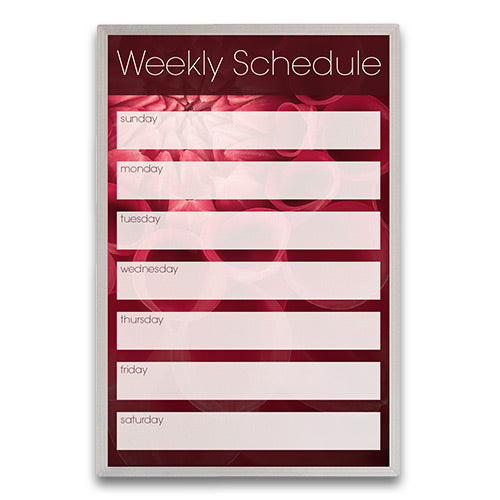 Custom Printed 30 x 30 Dry-Erase White Board Magnetic Marker Board with Silver Metal Frame Online Sale