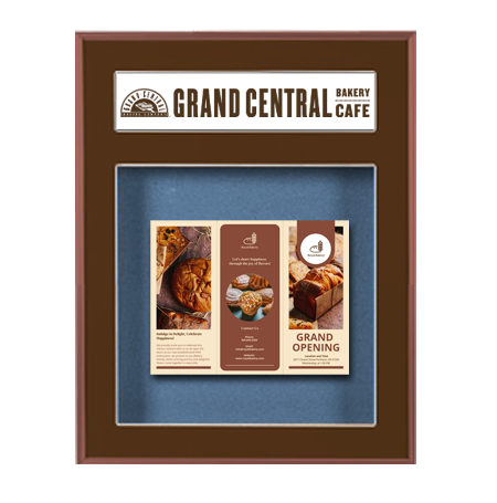 Designer 30 x 30 Metal Bulletin Board SwingFrames with Header & Lights Online Sale