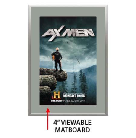 Designer Snap Frames for Posters 8.5×14 (4″ Wide Matboard) Online Hot Sale