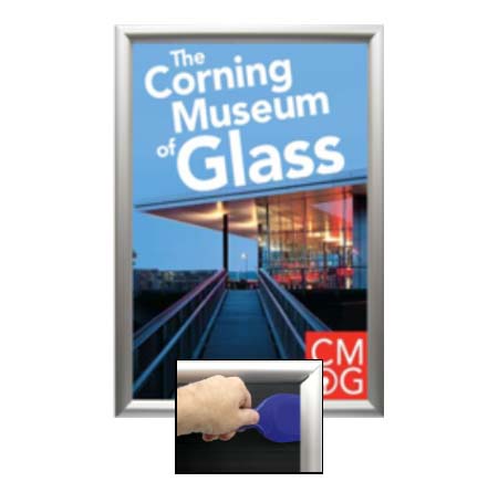 EXTRA DEEP Poster Snap Frames 17×23 (1 3/4″ Security Profile for MOUNTED GRAPHICS) Online Sale